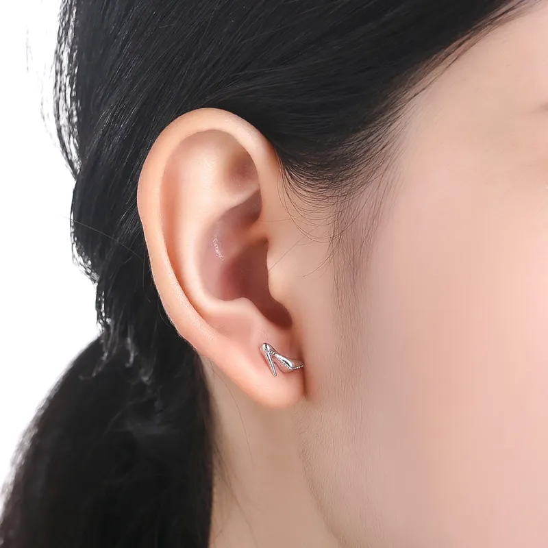 PEARL QUEEN S925 Silver Stud Earrings Women's-31