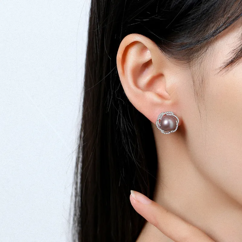 PEARL QUEEN Pearl Stud Earrings Women's-5