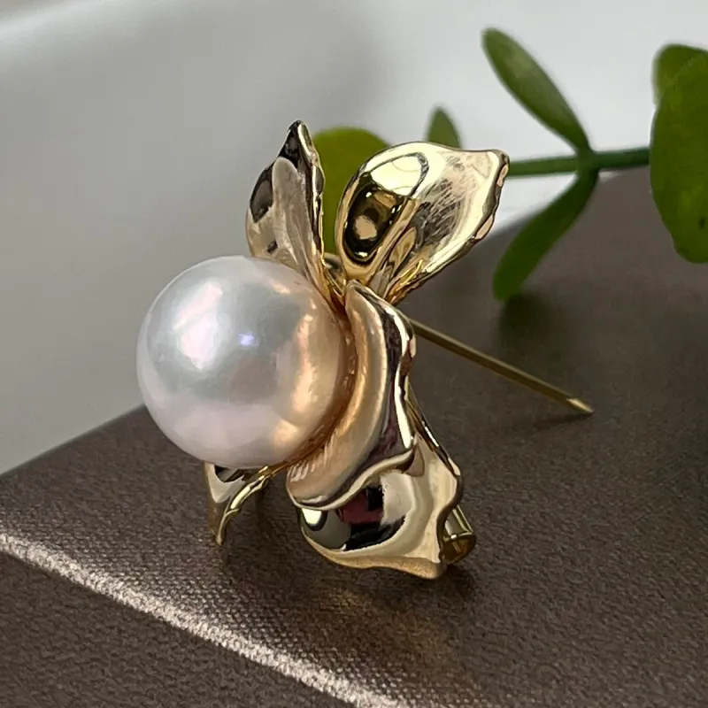 PEARL QUEEN Freshwater Pearl Brooches Women's-4