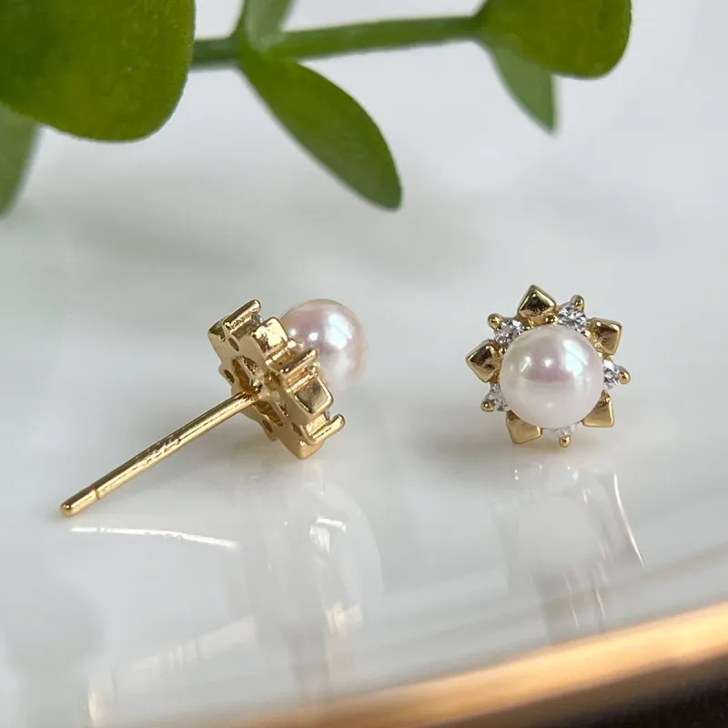 PEARL QUEEN Pearl Stud Earrings Women's-2