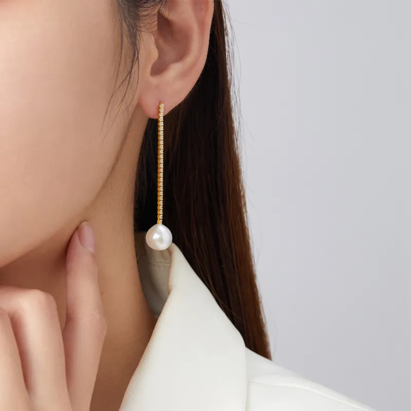 PEARL QUEEN Freshwater Pearl Drop Earrings Women's-5