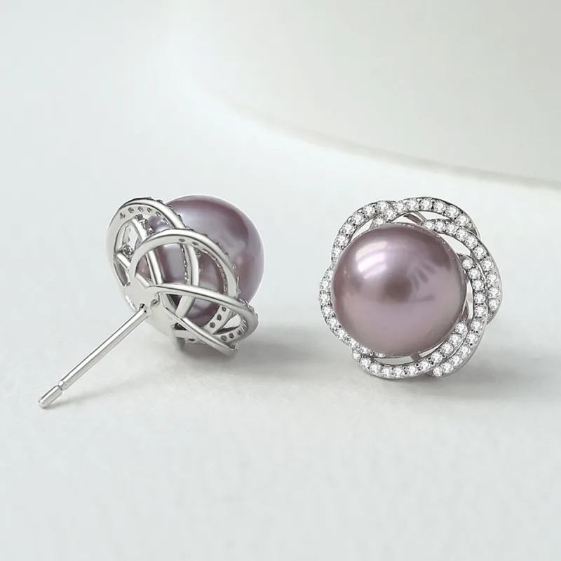 PEARL QUEEN Pearl Stud Earrings Women's-4