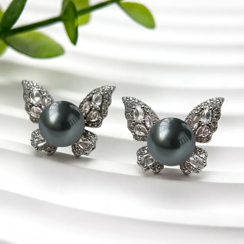 PEARL QUEEN Saltwater Pearl Stud Earrings Women's-4