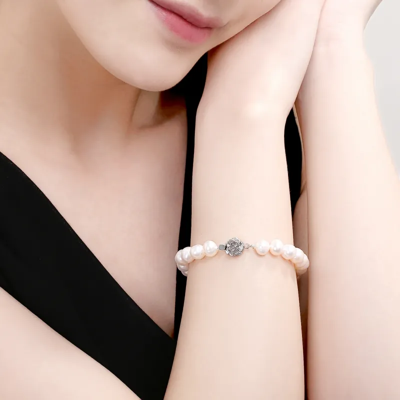 PEARL QUEEN Freshwater Pearl Pearl Bracelets Women's-5