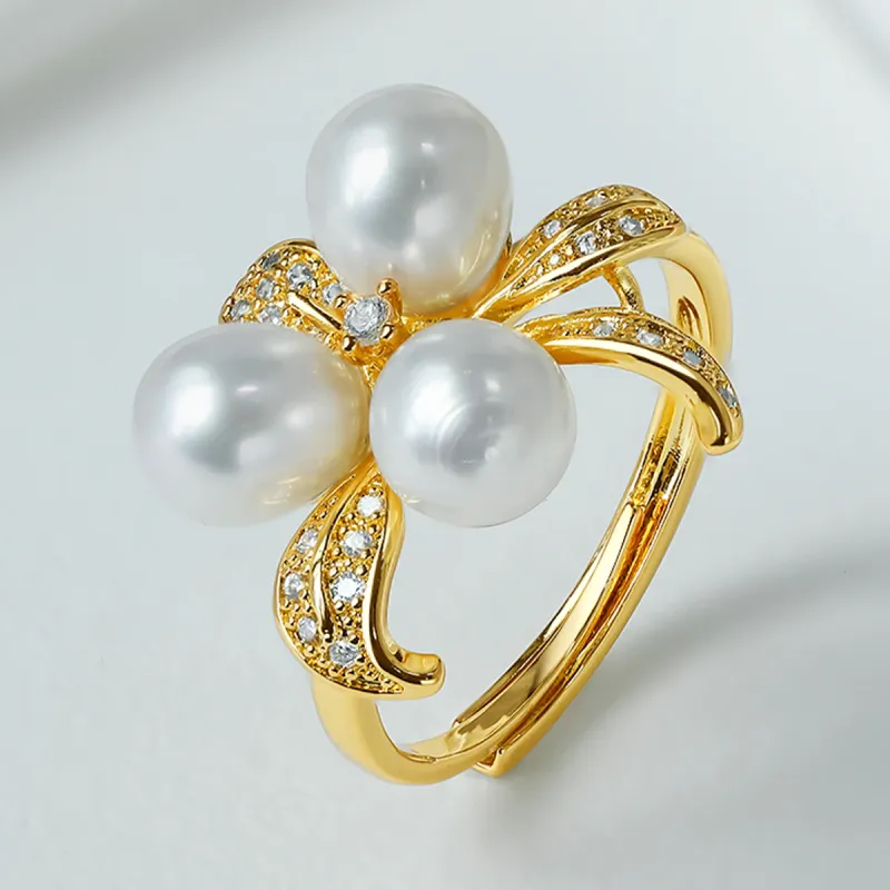 PEARL QUEEN Pearl Rings Women's-5