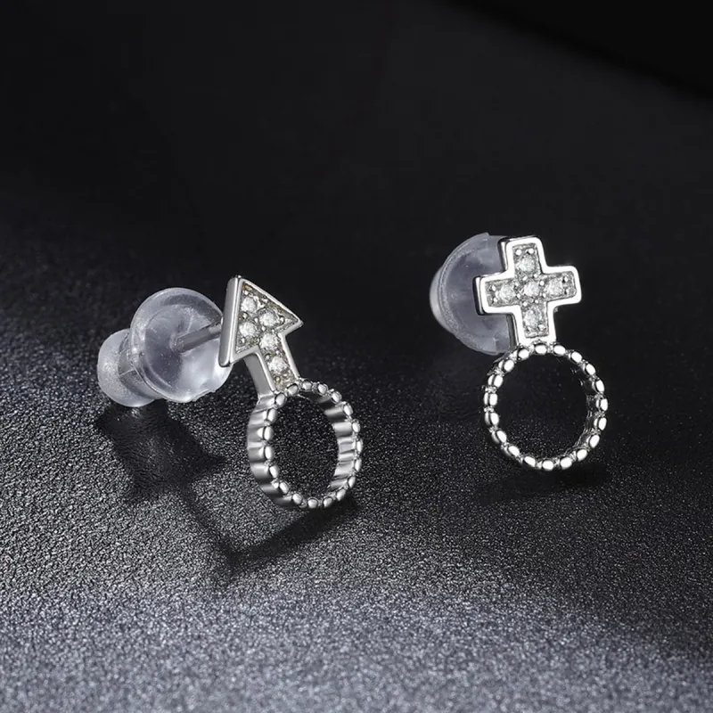 PEARL QUEEN S925 Silver Stud Earrings Women's-35