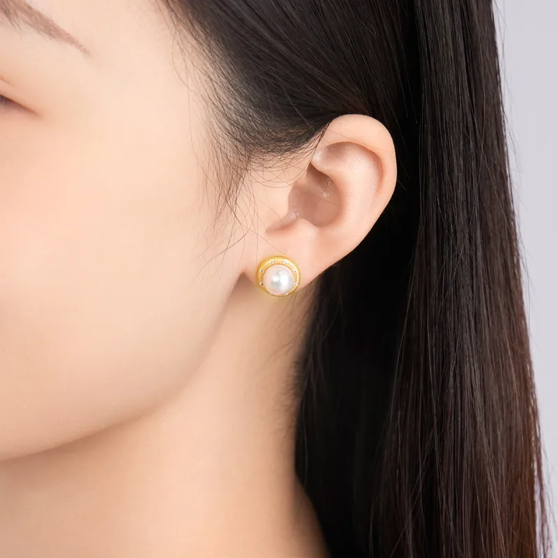 PEARL QUEEN Pearl Stud Earrings Women's-7