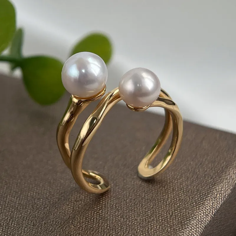 PEARL QUEEN Freshwater Pearl Rings Women's-4