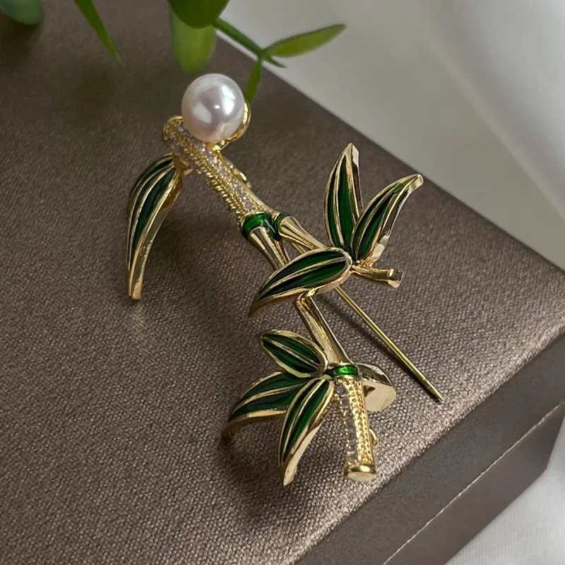 PEARL QUEEN Freshwater Pearl Brooches Unisex-3