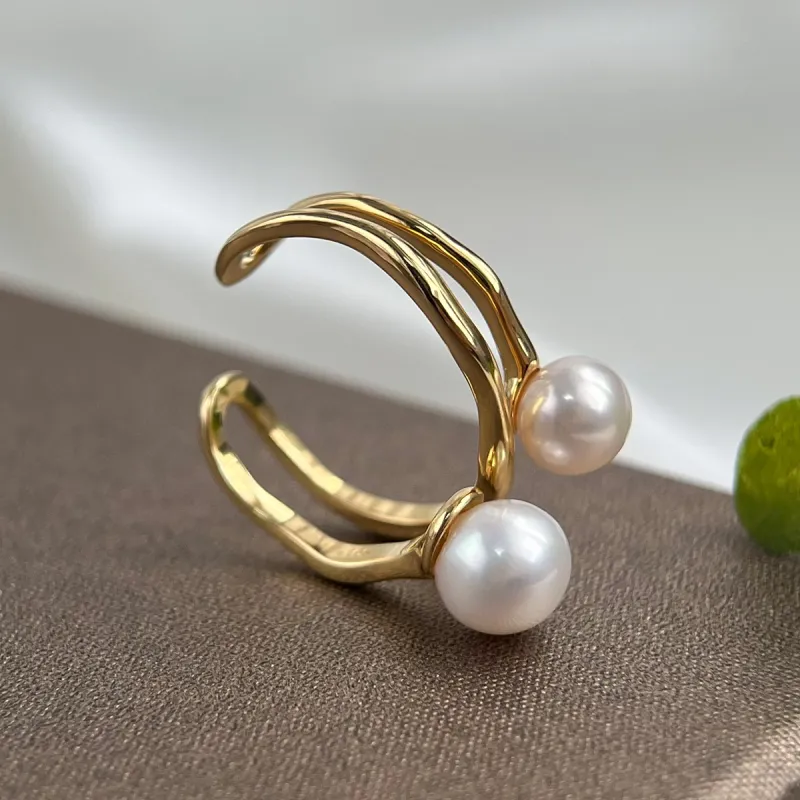 PEARL QUEEN Freshwater Pearl Rings Women's-5