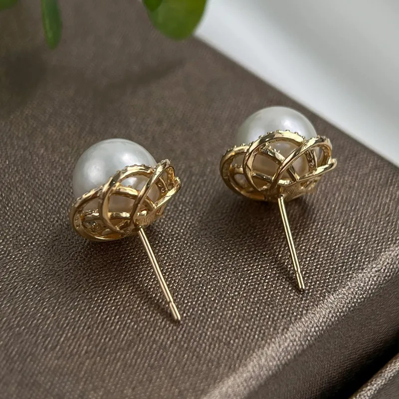 PEARL QUEEN Freshwater Pearl Stud Earrings Women's-4