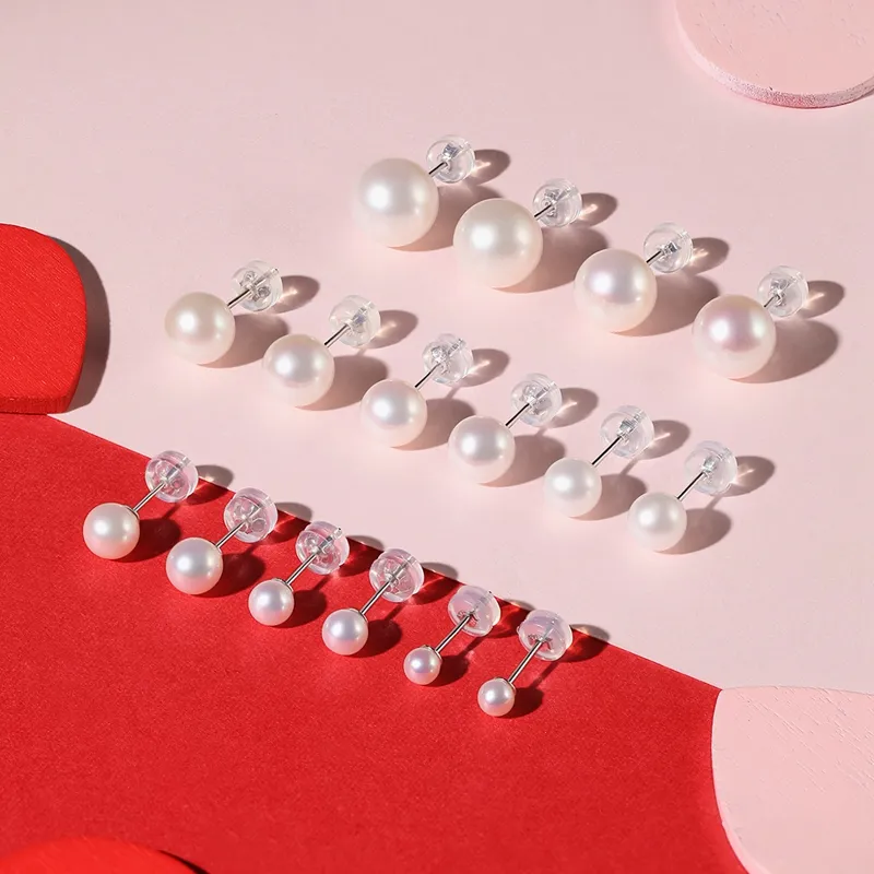 PEARL QUEEN Freshwater Pearl Stud Earrings Women's-2