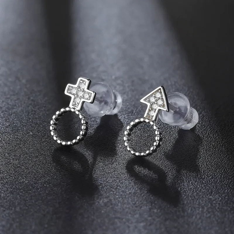PEARL QUEEN S925 Silver Stud Earrings Women's-34