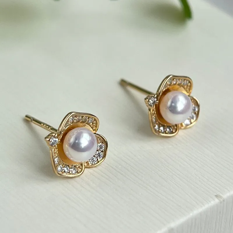 PEARL QUEEN Freshwater Pearl Stud Earrings Women's-6