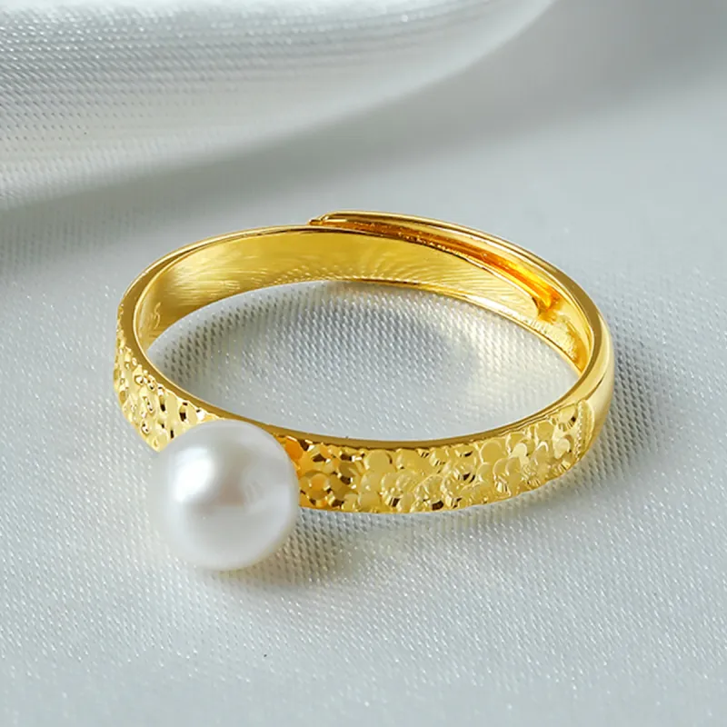 PEARL QUEEN Pearl Rings Unisex-7