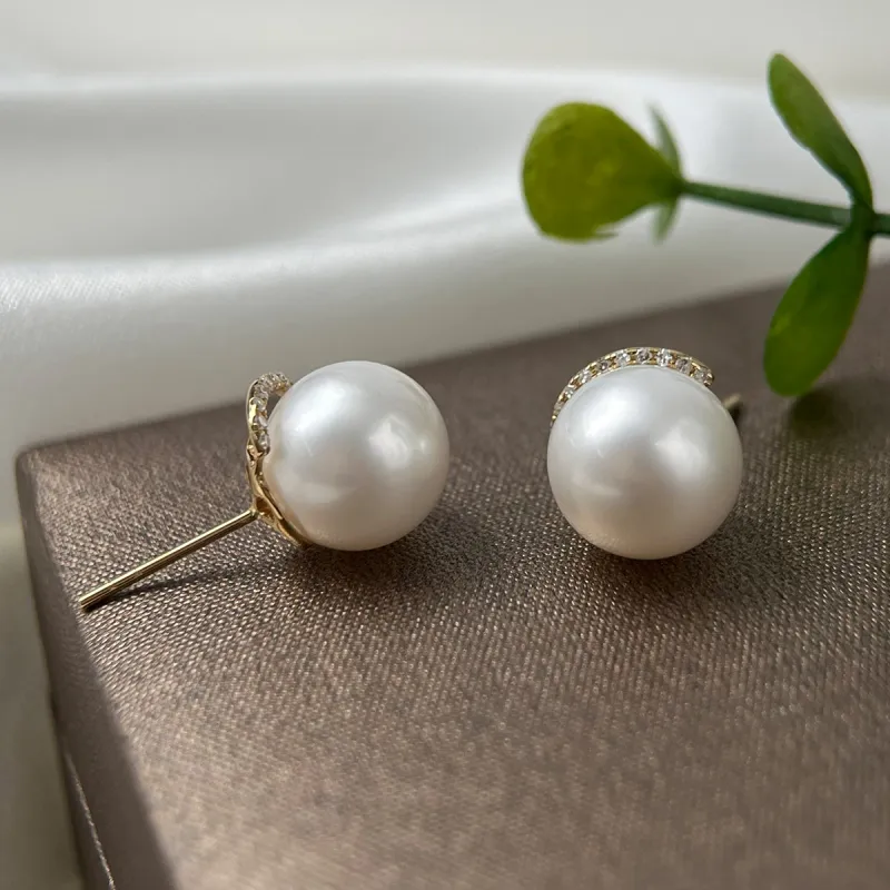PEARL QUEEN Freshwater Pearl Stud Earrings Women's-3