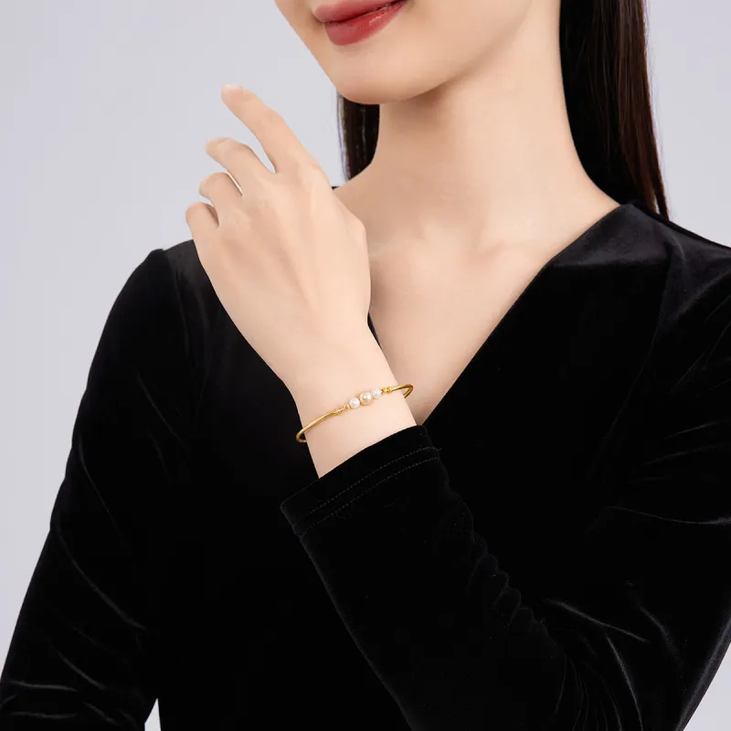 PEARL QUEEN Pearl Bangles Women's-6