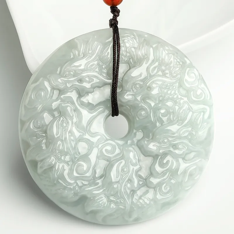 PEARL QUEEN Glutinous Jade Jadeite Pendants Unisex-7