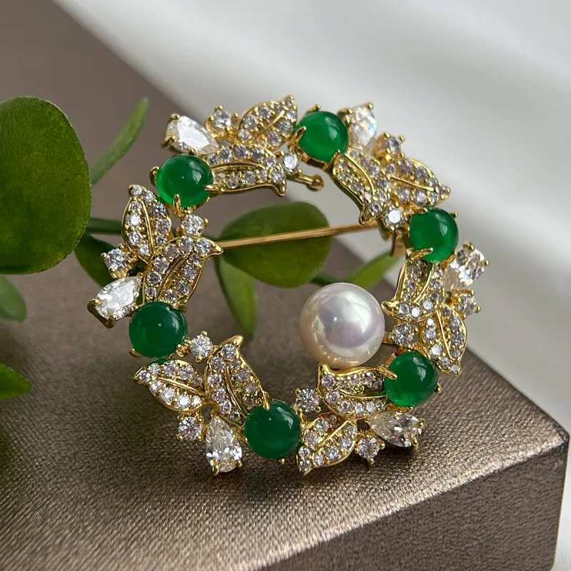 PEARL QUEEN Freshwater Pearl Brooches Women's-4