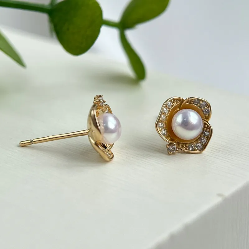 PEARL QUEEN Freshwater Pearl Stud Earrings Women's-9