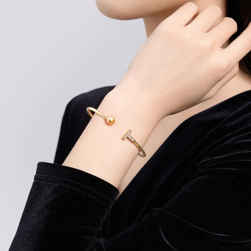 PEARL QUEEN Pearl Bangles Women's-5