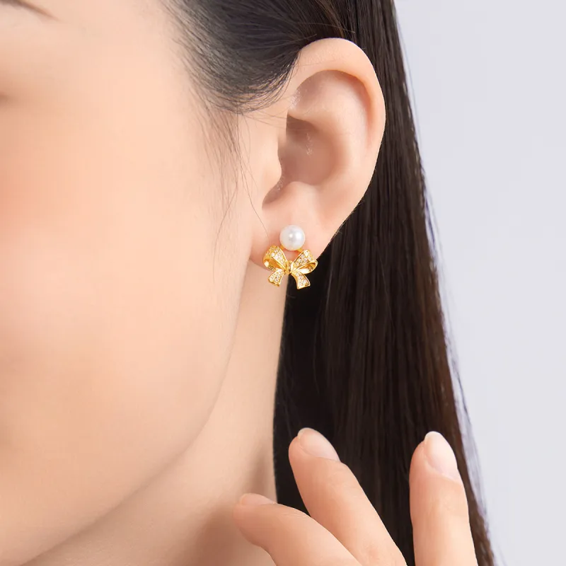 PEARL QUEEN Saltwater Pearl Stud Earrings Women's-3