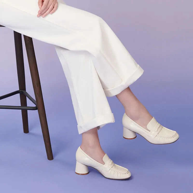 Joypeace Soft European Bag Loafers 5.5cm Women's-13