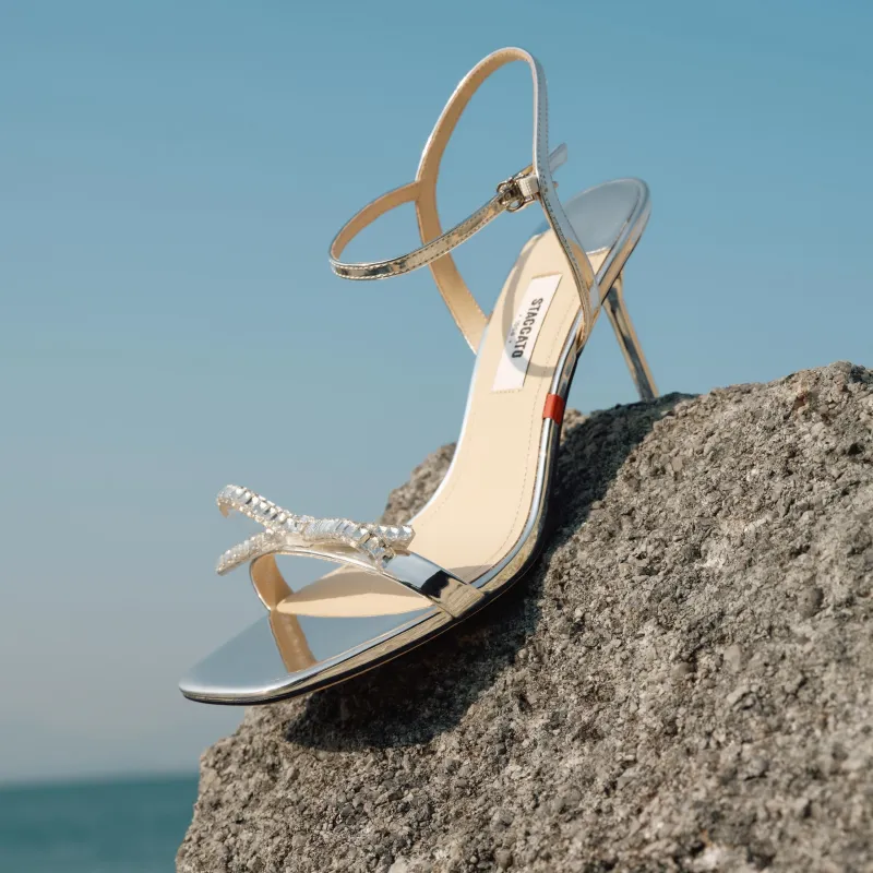 Staccato Lemon Soda One Strap Sandals 8cm Women's-9