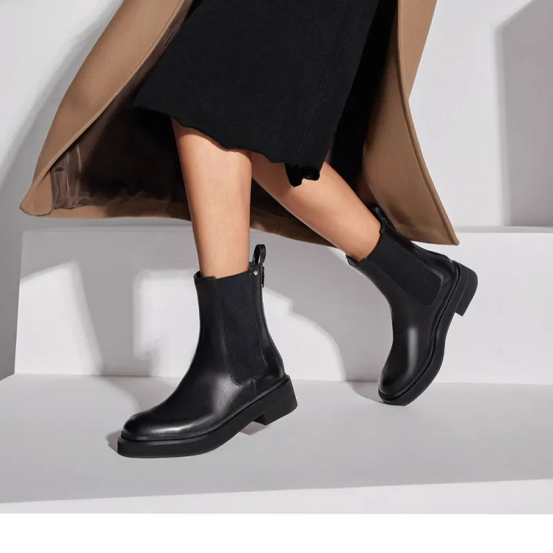 Staccato Crew Chelsea Boots 4.5cm Women's Ethereal Glow Black-4