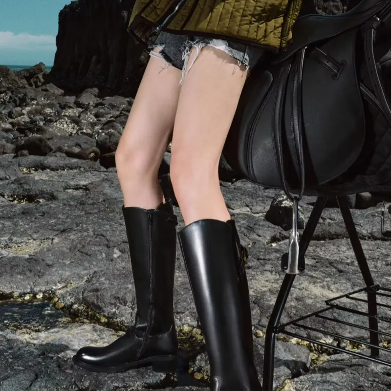 Staccato Knight Melody Knee high Boots 4.5cm Women's-9