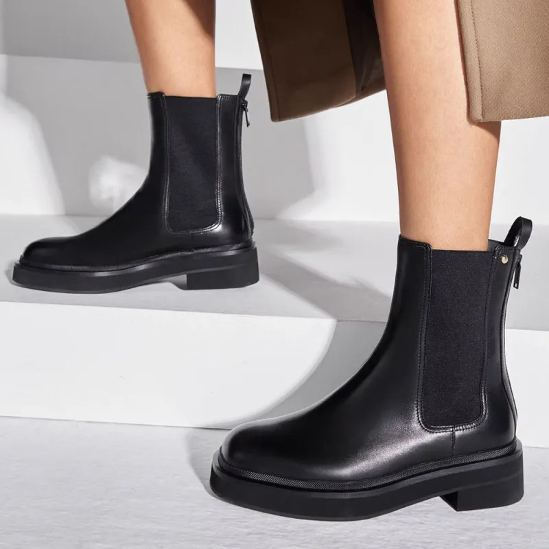 Staccato Crew Chelsea Boots 4.5cm Women's Ethereal Glow Black-5