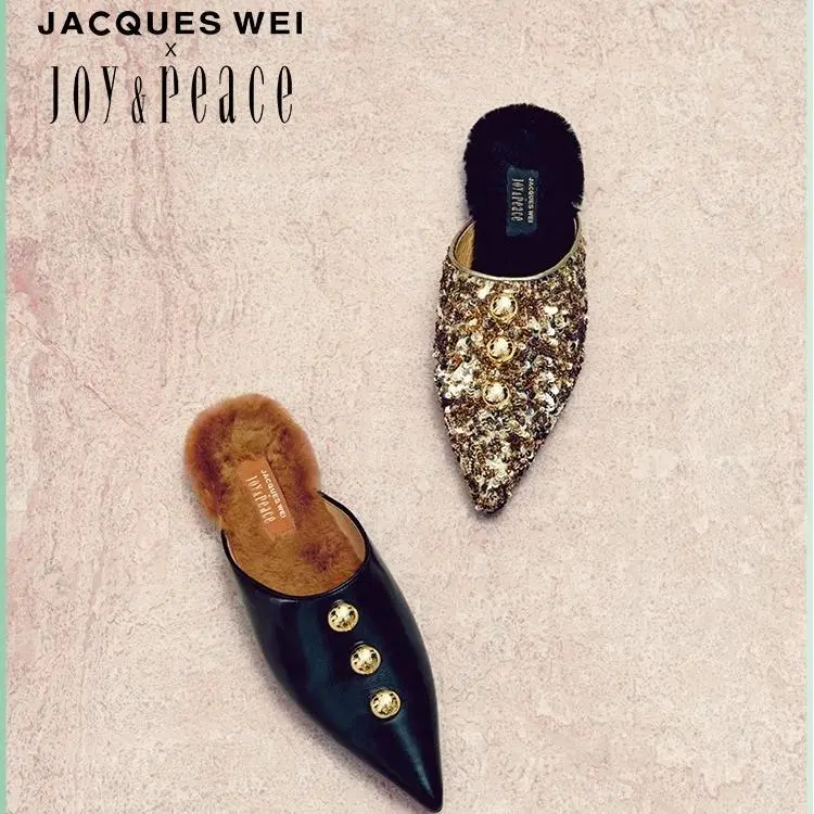 Joypeace Slip Resistant Closed Toe Slippers Women's-13