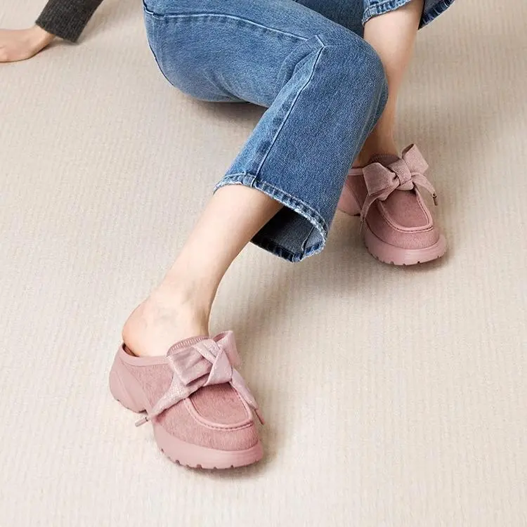 Joypeace Rubber Sole Closed Toe Slippers Women's-5