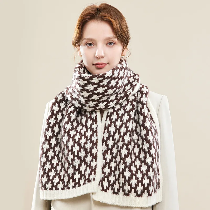 Wensli X JIUMU Knit Scarves Women's-11