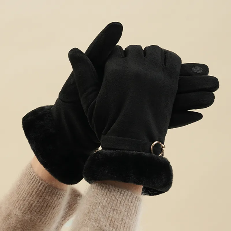 JIUMU Polyester Warm Gloves Women's-5