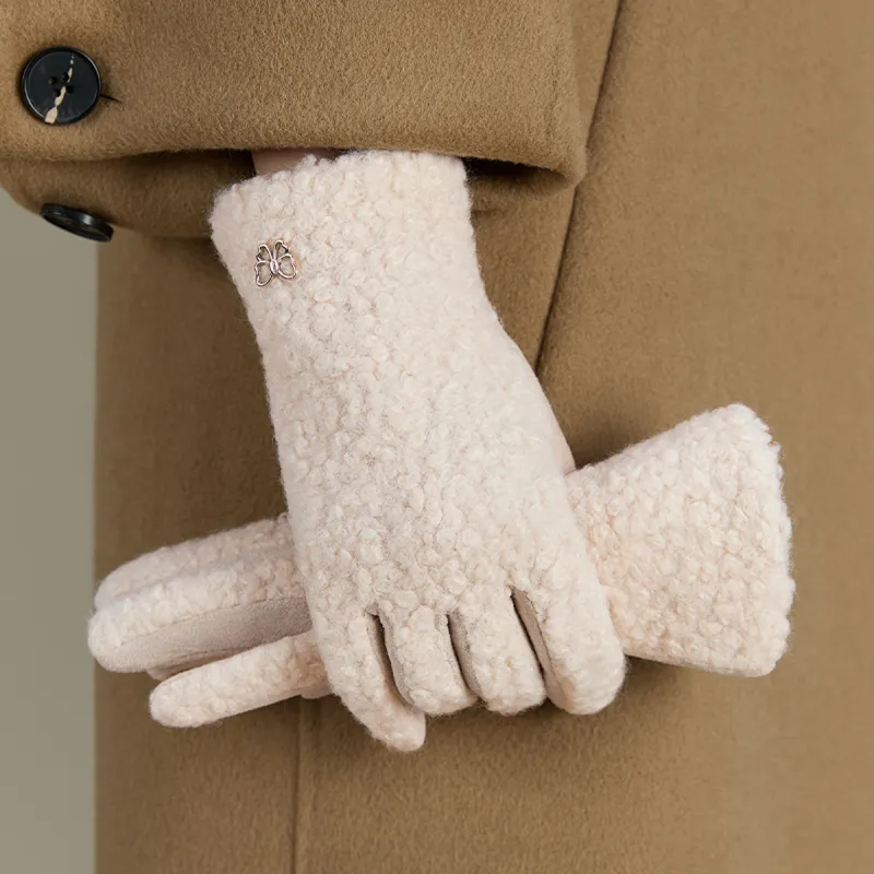 JIUMU Polyester Warm Gloves Women's-1