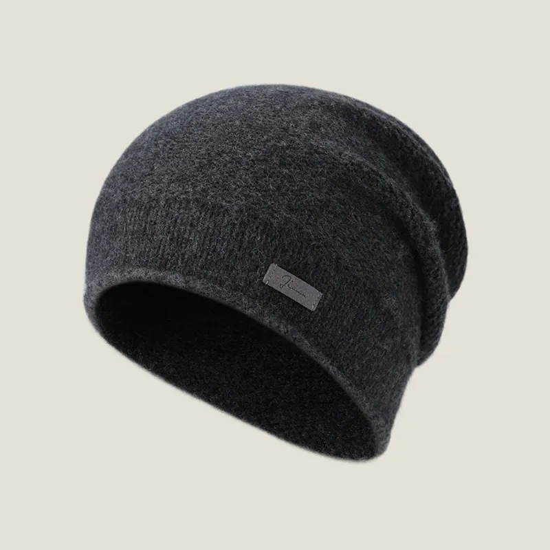 JIUMU Pure Cashmere Beanies Men's-3