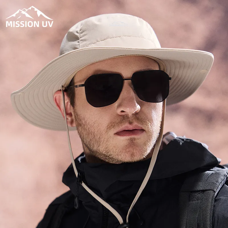 MISSION UV Polyamide Sun Protection Hats Men's-4