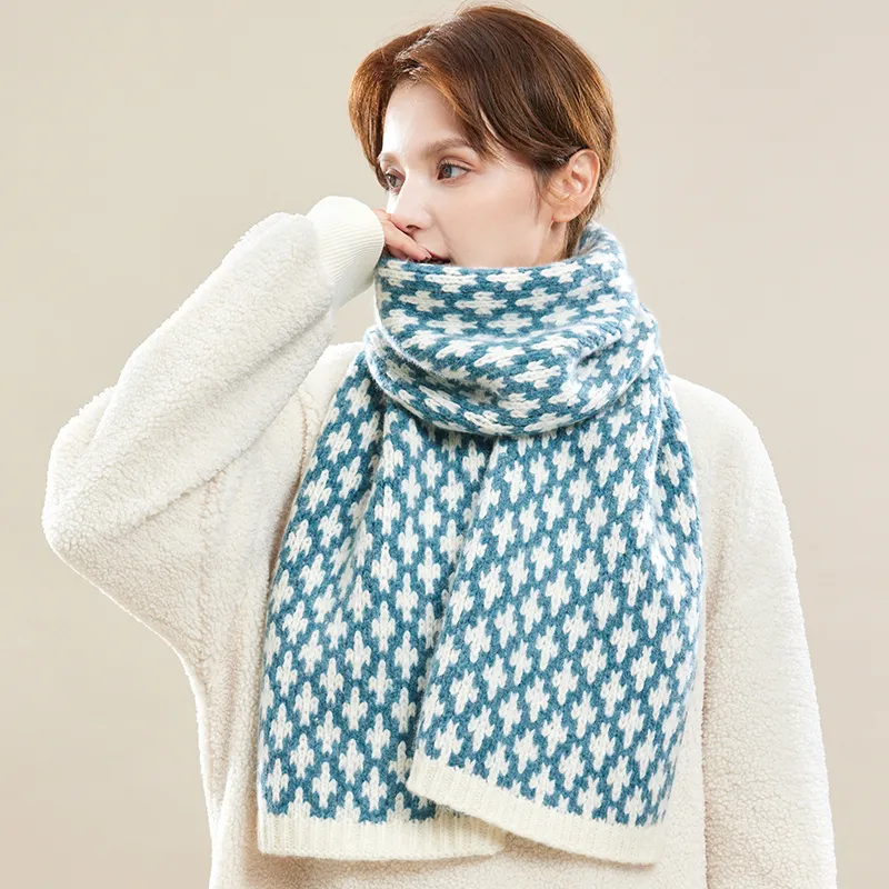 Wensli X JIUMU Knit Scarves Women's-7
