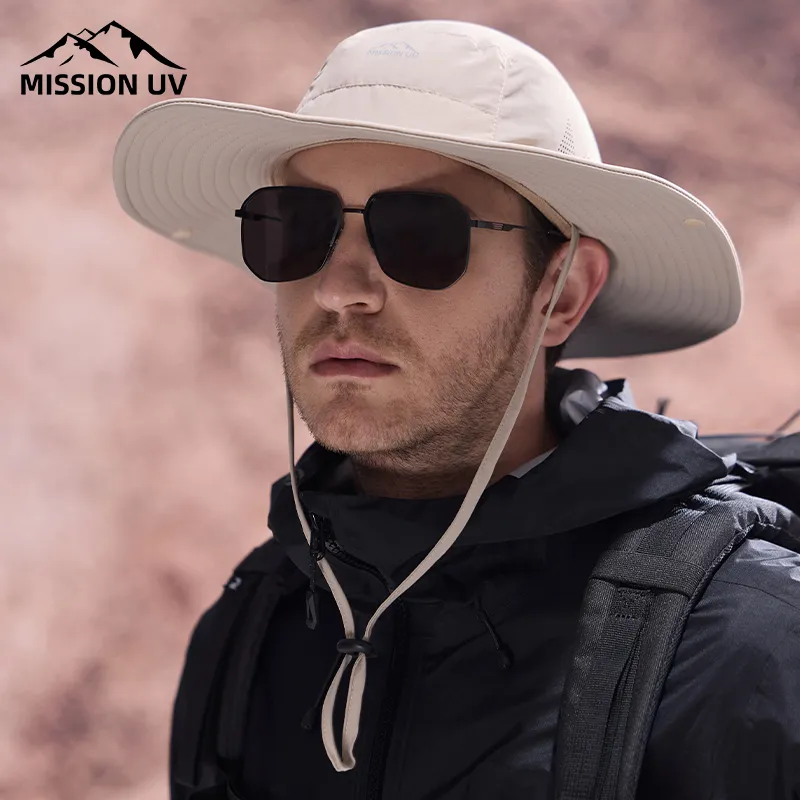 MISSION UV Polyamide Sun Protection Hats Men's-2
