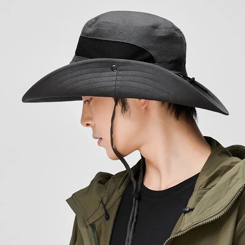 JIUMU Linen Sun Protection Hats Men's-1