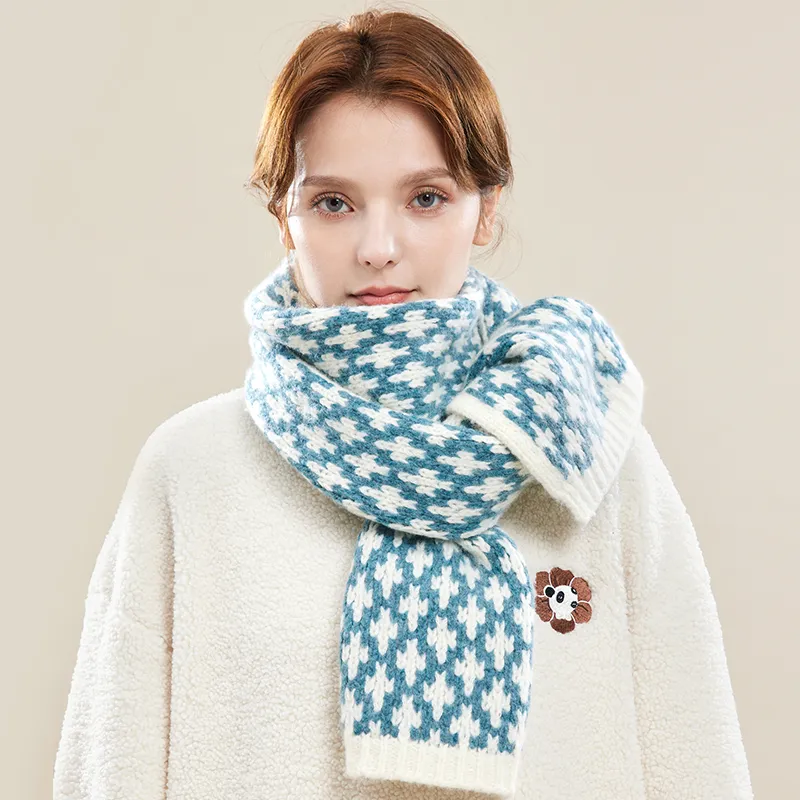Wensli X JIUMU Knit Scarves Women's-6