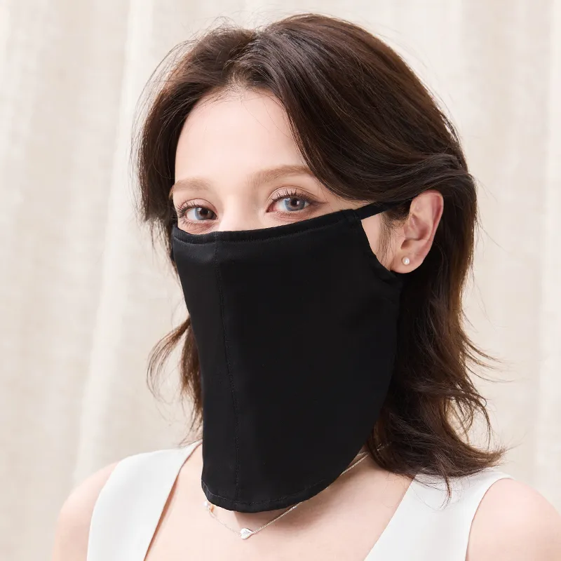 JIUMU Mulberry Silk Sun Protection Masks Women's-5