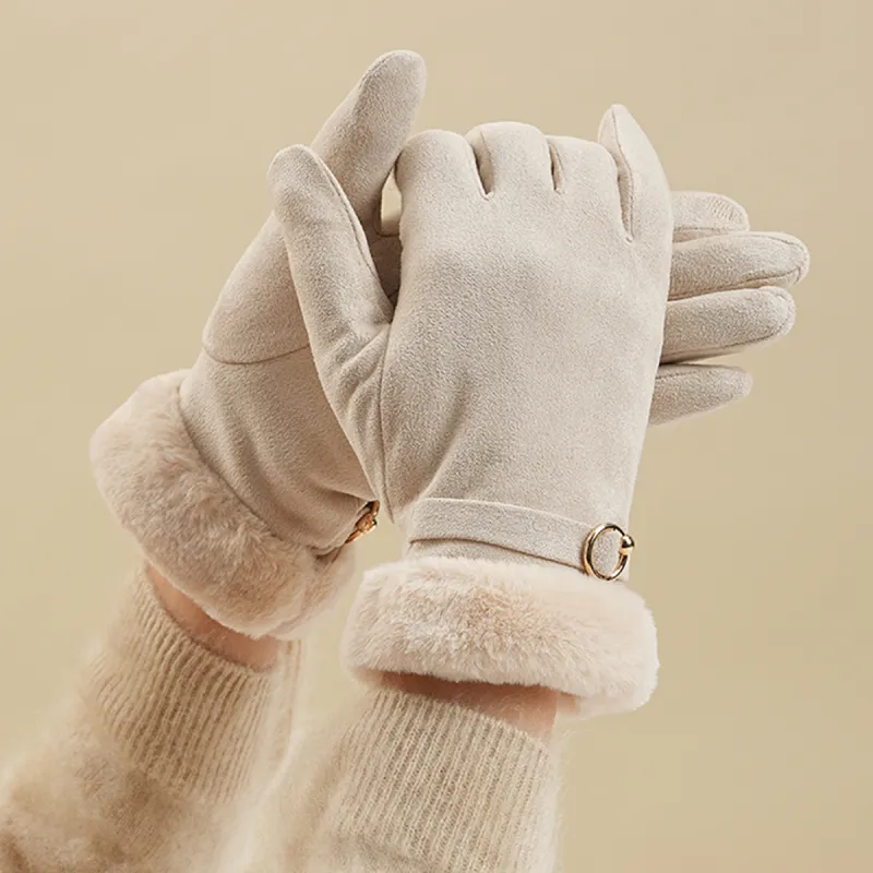 JIUMU Polyester Warm Gloves Women's-1