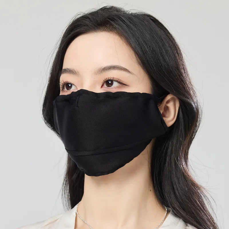 JIUMU Mulberry Silk Face Masks Women's-3