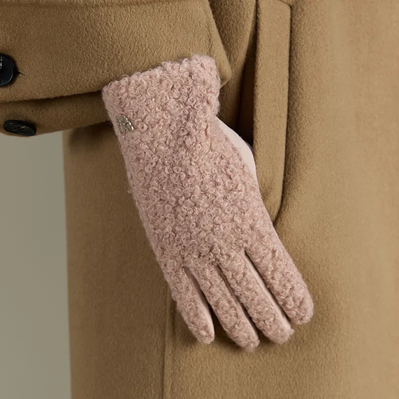 JIUMU Polyester Warm Gloves Women's-3