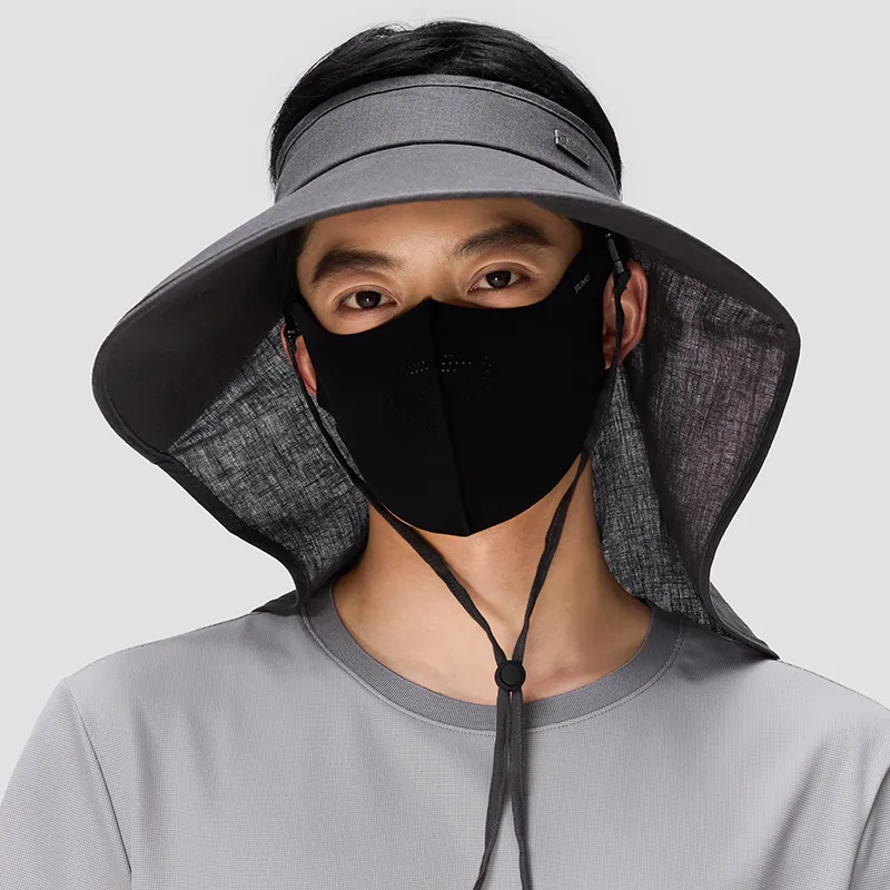 JIUMU Linen Sun Protection Hats Men's-6