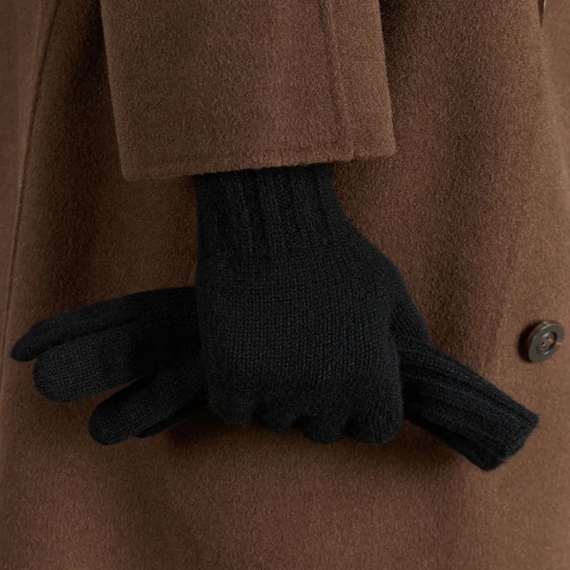 JIUMU Sheep Wool Knit Gloves Men's-1