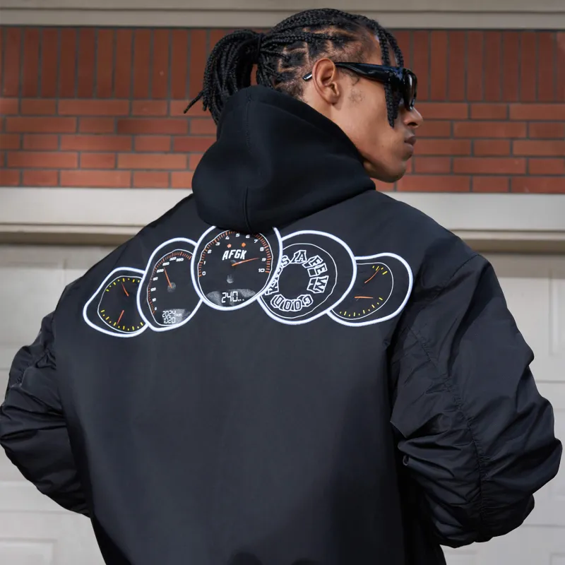 AFGK FW24 Jackets Coats Unisex Black-4