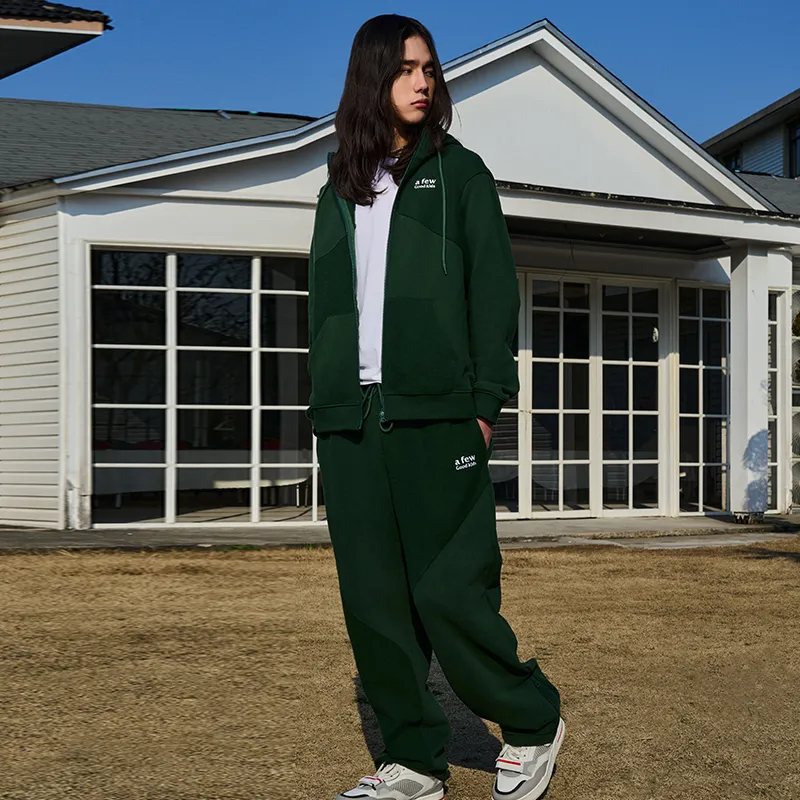 AFGK Casual Pants Unisex Green-3